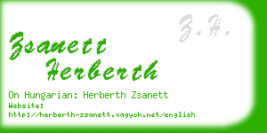 zsanett herberth business card